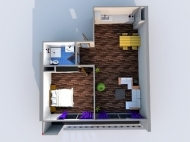 Комфортабельные апартаменты у моря в элитном комплексе "Аллея Палас" Батуми. Апартаменты гостиничного типа в ЖК "Alley Palace" Батуми, Грузия. Фото интерьера 2