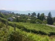 Ground area for sale at the seaside of Buknari, Georgia. Land with sea view. Photo 1