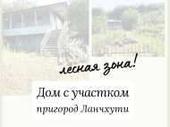 House for sale with a plot of land in Lanchkhuti, Georgia. Photo 1