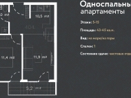 "Steps by Premium" - многофункциональный жилой комплекс гостиничного типа на Черноморском побережье в Батуми. Апартаменты у моря в ЖК гостиничного типа на Новом бульваре Батуми, Грузия. Фото интерьера 3