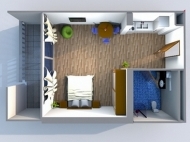 Комфортабельные апартаменты у моря в элитном комплексе "Аллея Палас" Батуми. Апартаменты гостиничного типа в ЖК "Alley Palace" Батуми, Грузия. Фото интерьера 7