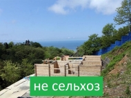 House for sale at the seaside Makhinjauri, Georgia. House with sea view. The project has a construction permit. Photo 1