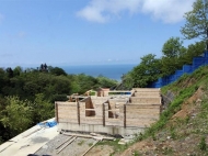 House for sale at the seaside Makhinjauri, Georgia. House with sea view. The project has a construction permit. Photo 2