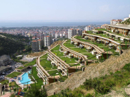 Land parcel, Ground area for sale in the suburbs of Batumi. Saliʙauri. The project has a construction permit. Photo 12