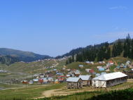 Land parcel, Ground area for sale in a resort district of Bakhmaro, Georgia. Photo 1