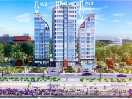 Apartments in the residential complex of hotel type near the sea in the center of Batumi. 14-storey luxury residential complex by the sea on Leha and Maria Kaczynski St., center of Batumi, Georgia. Photo 10