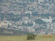 Ground area (A plot of land) for sale in Tbilisi, Georgia. A plot of land for sale in the suburbs of Tbilisi, Tsavkisi. View of the mountains and the city. Photo 7