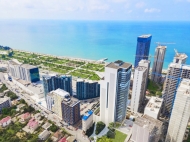 "Batumi Beach Tower" - an elite residential complex with panoramic sea views in Batumi. Apartments with sea views in the elite residential complex of Batumi, Georgia. Photo 1