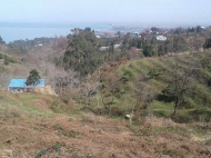 Land with with sea and mountains view. Ground area for sale in Tsihisdziri, Georgia. Photo 3