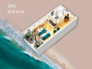 "SMG Palace" - новый жилой комплекс у моря в Махинджаури. Квартиры в новостройке у моря в Махинджаури, Грузия. План 2