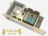 "Gold Club Zulu VIP" - элитный комплекс у моря в Махинджаури, Грузия. Элитный комплекс у Ботанического сада с видом на море. План 3